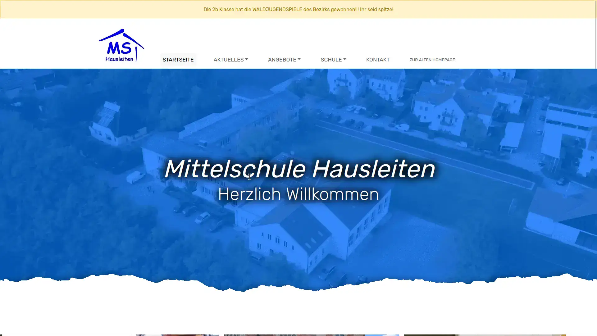 Website-Screenshot: NMS Hausleiten